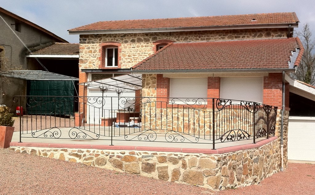 garde corps pour terrasse sur mesure